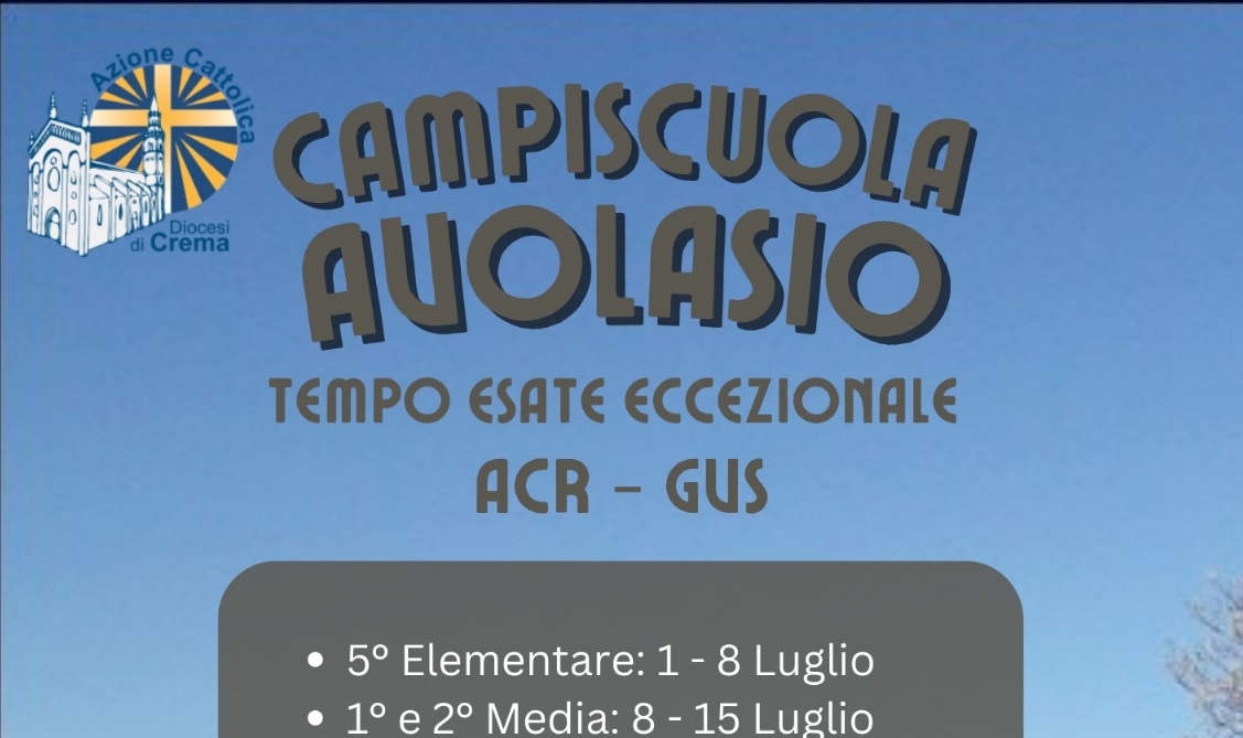 Campi Estivi ad Avolasio – Le date